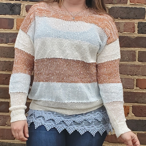 RELISTED Storia colorblock lightweight sweater - Picture 7 of 7